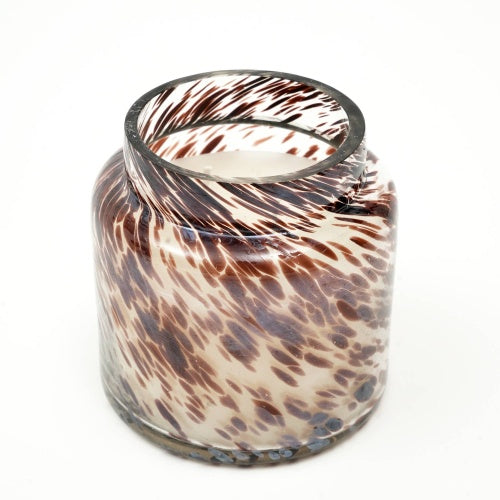 Splatter Pastel Glow Candle Elegant & Aromatic Wax Candle For Home & Office Long-Lasting Burn & Soothing Fragrance Perfect For Relaxation