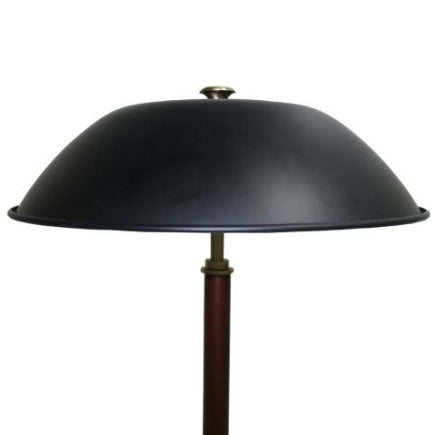 High Quality Hotel European Modern Bedside Nightstand Decorative Led Table Desk Lamp, Cosmiclume Black Umbrella Shaped Table Lamp - Walnut - Bronze 110V