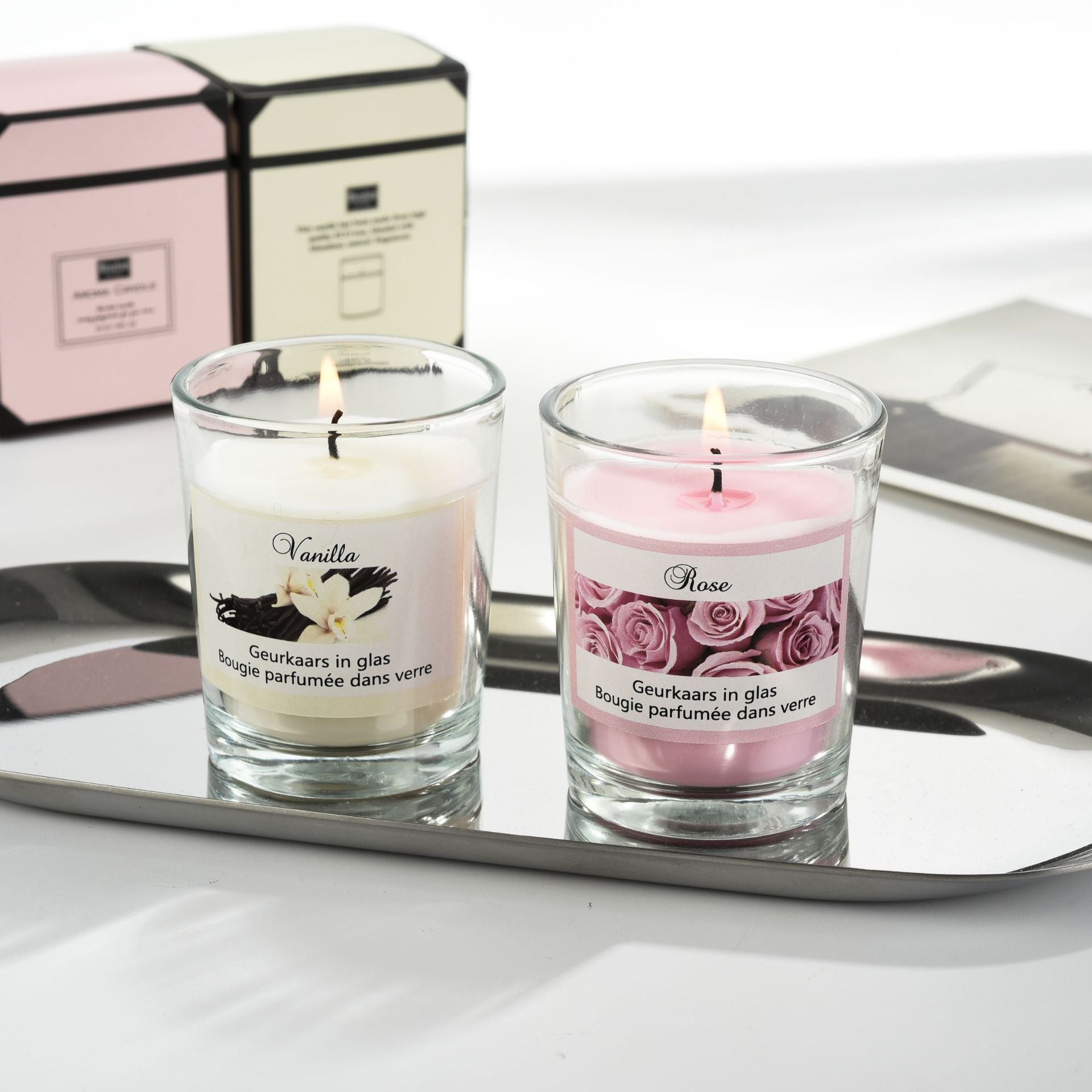 Plant Candles Aromatherapy Glass Romantic Fragrance - Echoes of Comfort