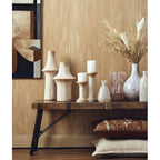 Brown EcoMix Pillar Tall Candle Holder Sustainable Candle Stand For Elegant Lighting