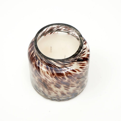 Splatter Pastel Glow Candle Elegant & Aromatic Wax Candle For Home & Office Long-Lasting Burn & Soothing Fragrance Perfect For Relaxation