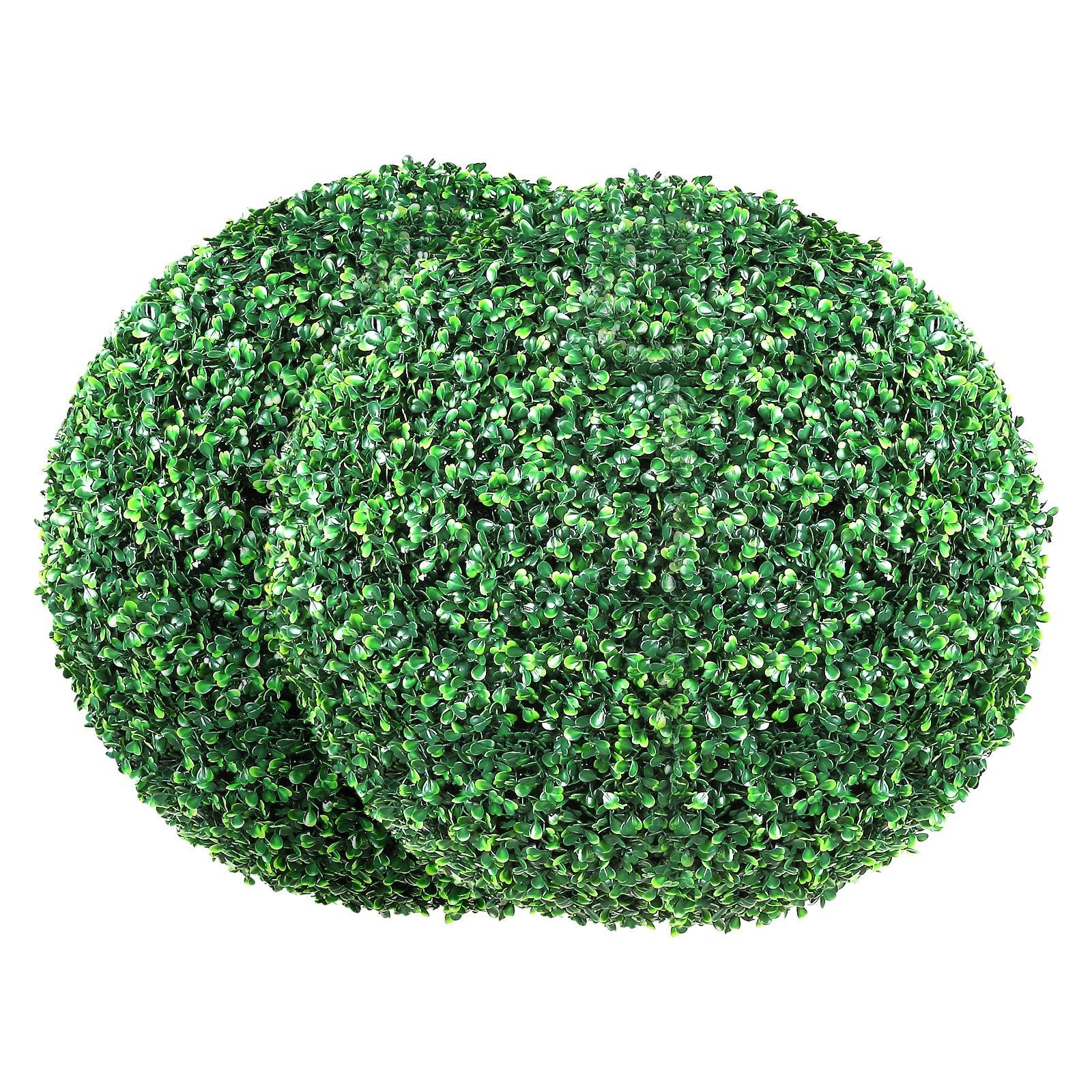 Artificial Topiary Boxwood Trees, Ball-Shape Faux Topiary Plant, All-year Green Faux Plant Decorative Balls Balcony, Garden, Wedding, And Home