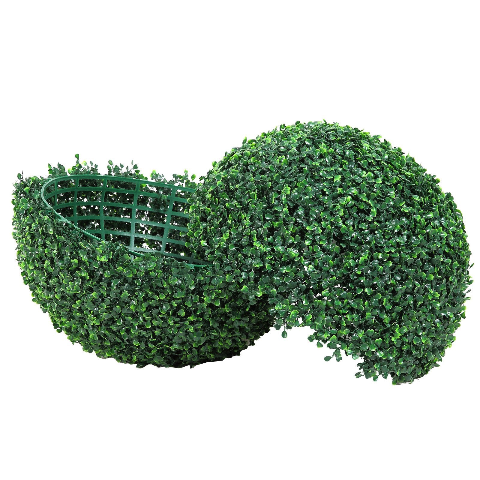 Artificial Topiary Boxwood Trees, Ball-Shape Faux Topiary Plant, All-year Green Faux Plant Decorative Balls Balcony, Garden, Wedding, And Home