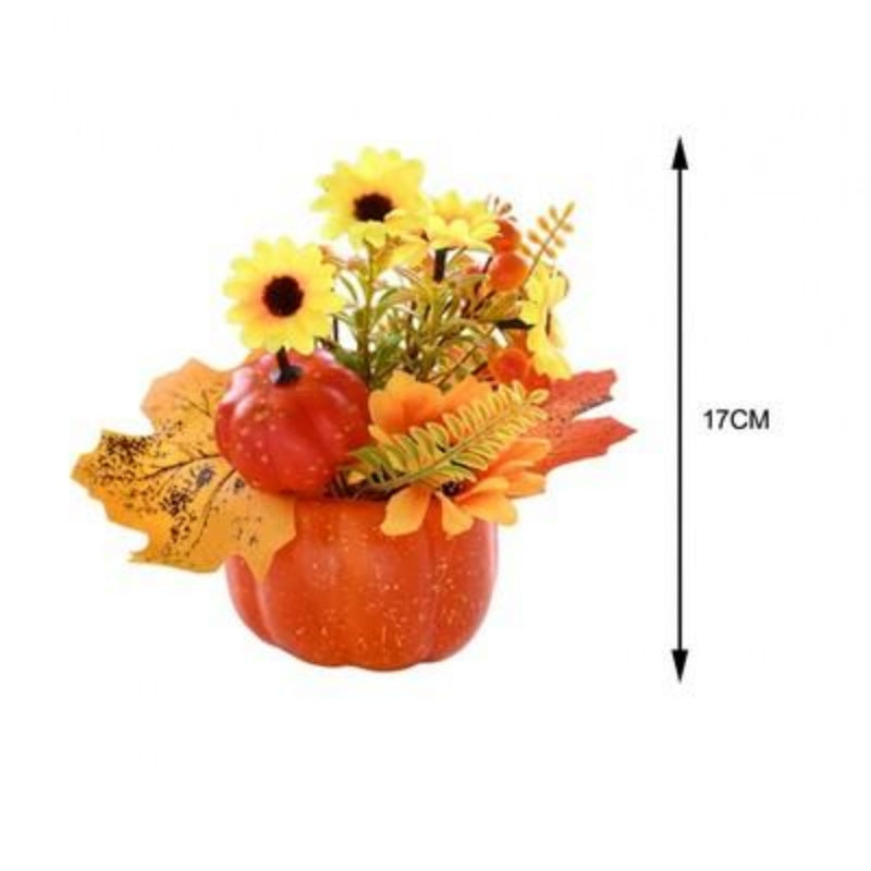 Artificial Pumpkin Flower - Autumn Pumpkin Ornaments