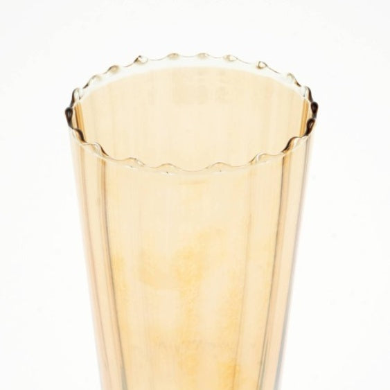 Whimsy Small Vase Elegant Decorative Accent For Home, Office & Events Modern Swirl Design For Floral Arrangements & Centerpieces