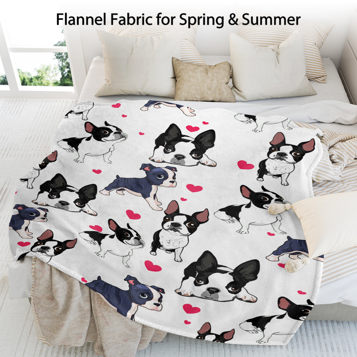 1pc Adorable Fleece Dog Blanket - Soft, Cozy, Lightweight, Warm, Flannel Throw For Couch, Bed, Sofa, Living Room Decor - Perfect For Snuggling Up On Chilly Days 75x100cm,130x150cm