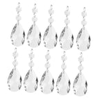 10 Pieces Clear Crystal Chandelier Prism Pendant Ball Pendant