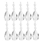 10 Pieces Clear Crystal Chandelier Prism Pendant Ball Pendant