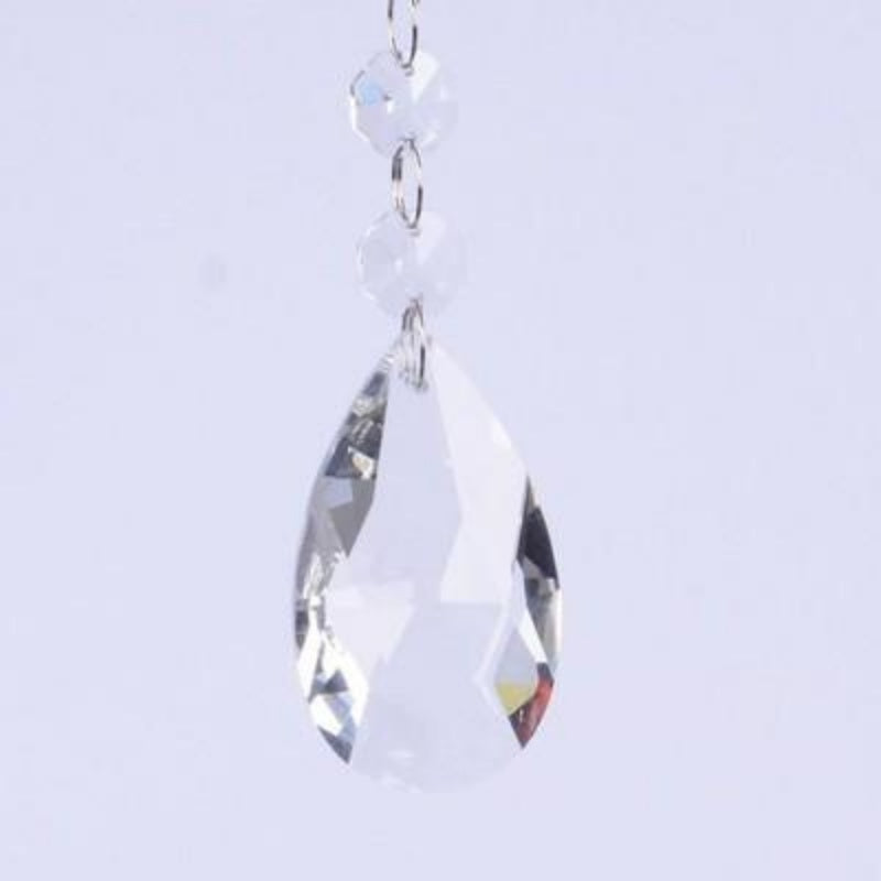 10 Pieces Clear Crystal Chandelier Prism Pendant Ball Pendant