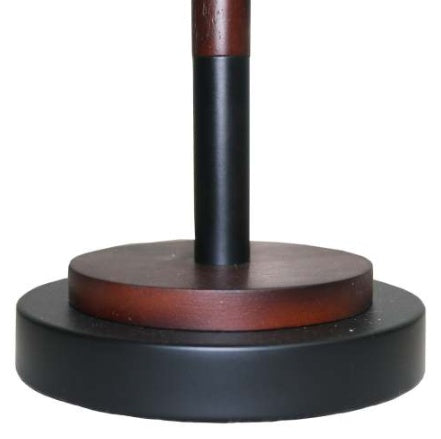 High Quality Hotel European Modern Bedside Nightstand Decorative Led Table Desk Lamp, Cosmiclume Black Umbrella Shaped Table Lamp - Walnut - Bronze 110V