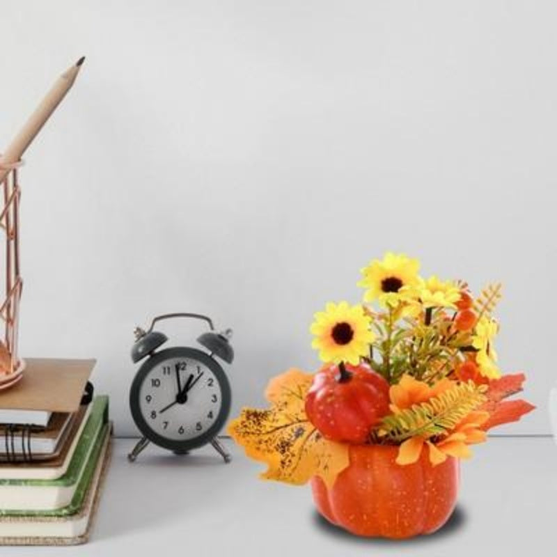 Artificial Pumpkin Flower - Autumn Pumpkin Ornaments
