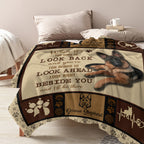 German Shepherd Dog Flannel Fleece Throw Blanket, Soft German Shepherd Dog Blanket For Bed Couch 50x60